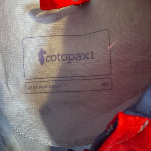 Cotopaxi Paray Lightweight Jacket Size Small Men's Full Zip NWT Pockets $75 Blue - Picture 3 of 10
